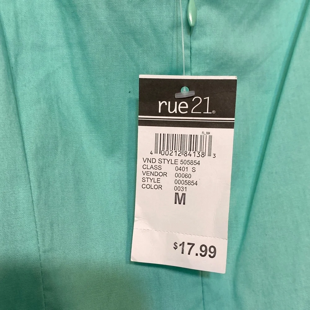 Rue21 Turquoise Garment - Picture 4 of 5